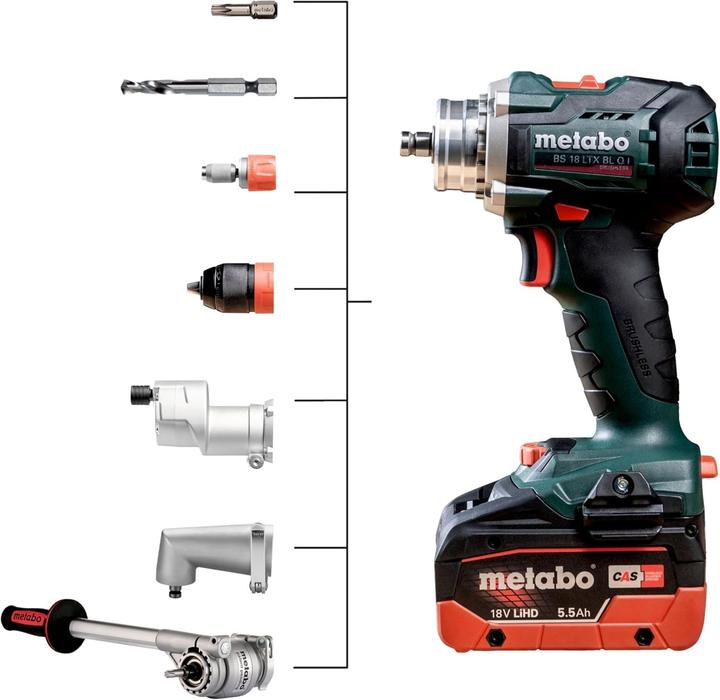 Produktbild Metabo BS18LTXBLQI Solo (Bohrschrauber)