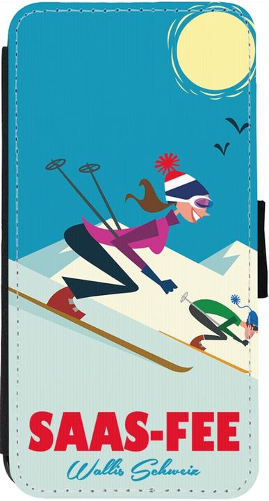 Immagine prodotto PhoneLook Cover Portafoglio nero Saas-Fee Sci alpino (Apple iPhone 12 Pro Max)