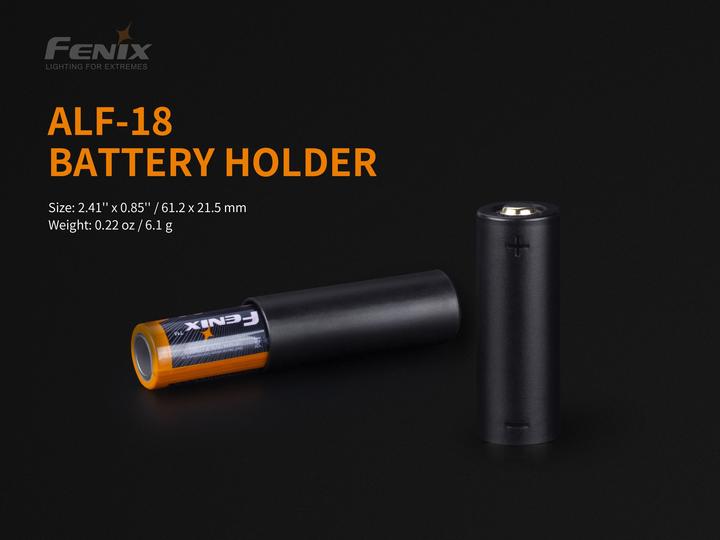 Produktbild Fenix ALF-18, Adapter 18650 zu 21700 Akkus