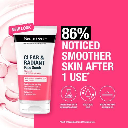 Immagine prodotto Neutrogena Clear & Radiant Face Scrub - 150 Ml (Scrub detergente, 150 ml)