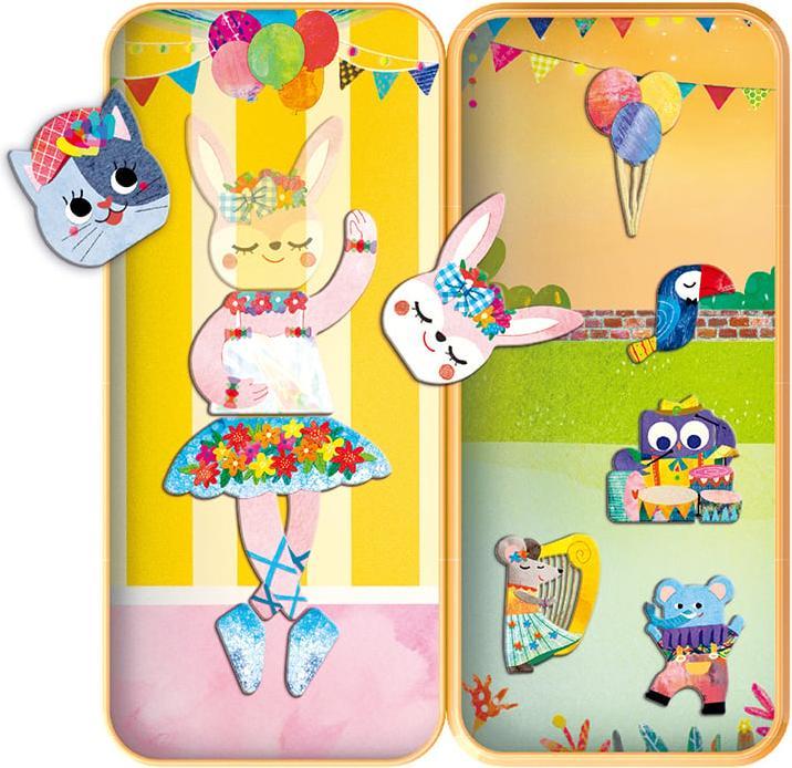 Actual product image mierEdu Magnetic Travel Box - Music Party - (ME0887)