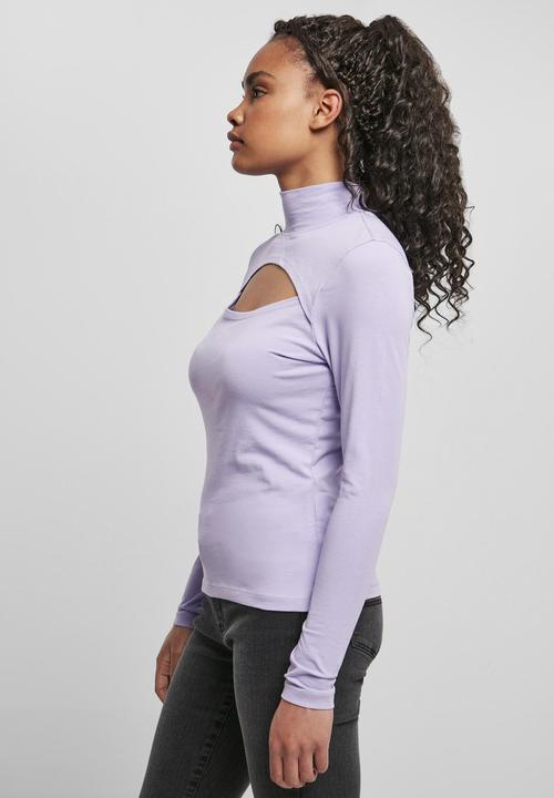 Actual product image Urban Classics Ladies Cut-Out Turtleneck Longsleeve (5XL)