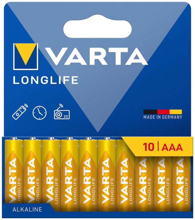 Varta Pile Longlife AAA Nouvelle (10 pcs, AAA, 1200 mAh)