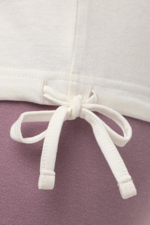 Immagine prodotto Ulla Popken T-shirt da yoga di cotone biologico con PURE, scollo a girocollo e mezze maniche (50, 52)