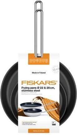 Actual product image Fiskars MC FRYING PAN SET 22CM+28CM CERAMIC