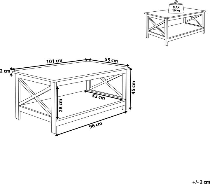 Immagine prodotto Beliani Foster (100 x 55 x 45 cm)