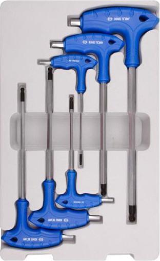 King Juego de Llave Allen Ball Point Mango en L 2-8mm