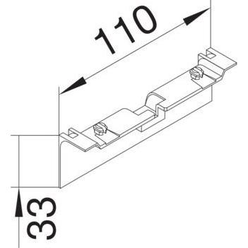 Thumbnail - Hager, Kabelschutz + Kabelführung, SL20080AD1 (110 mm)