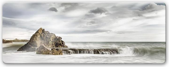 Image du produit Trenddeko Rocher dans la vague - Panorama (80 x 30 cm)