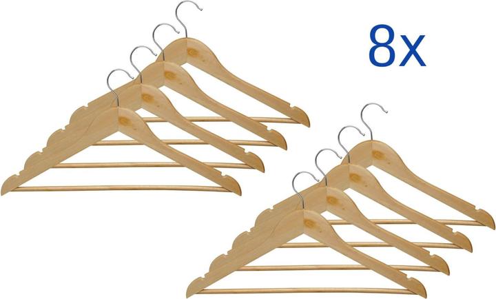 Productafbeelding Maul Kleerhanger hout (8x)