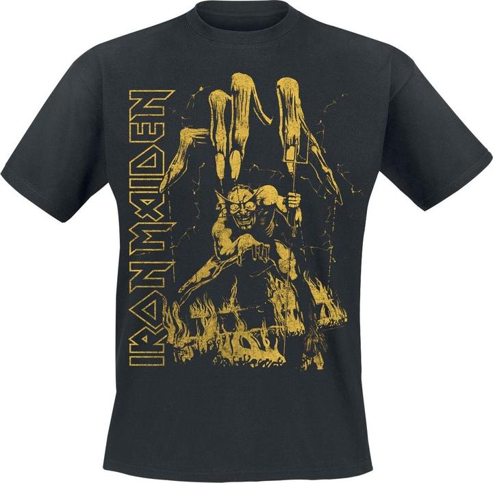 Produktbild Iron Maiden Eddie Big Hand Yellow (M)