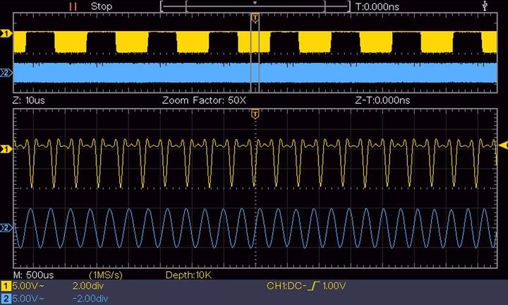 Produktbild Peaktech P 1337 Digital Speicher Oszilloskop (CAT II 400V)
