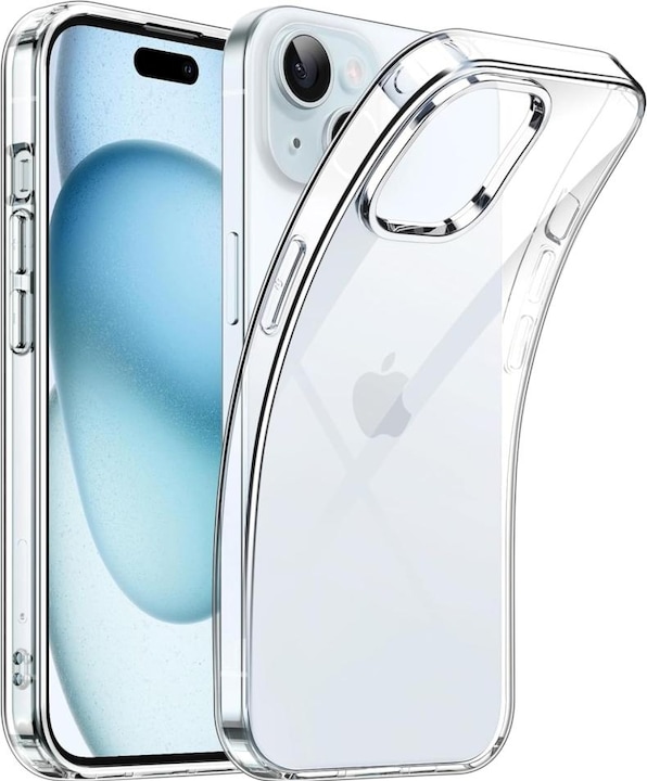 Screenguard Apple iPhone 15 Étui souple en TPU transparent (Apple iPhone 15)
