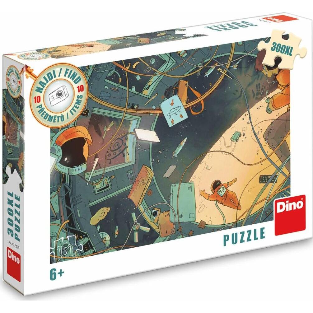 Dino Puzzle Finde 10 Objekte: Universum XL 300 Teile