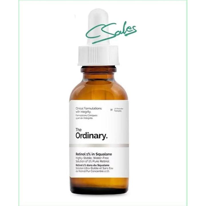 Valeurs nutritives et ingrédients The Ordinary Rétinol original 1% (30 ml)