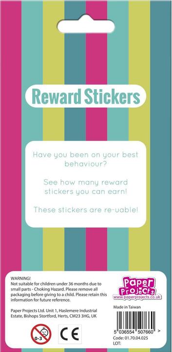 Actual product image Paper Projects Reusable Captions Reward Stickers