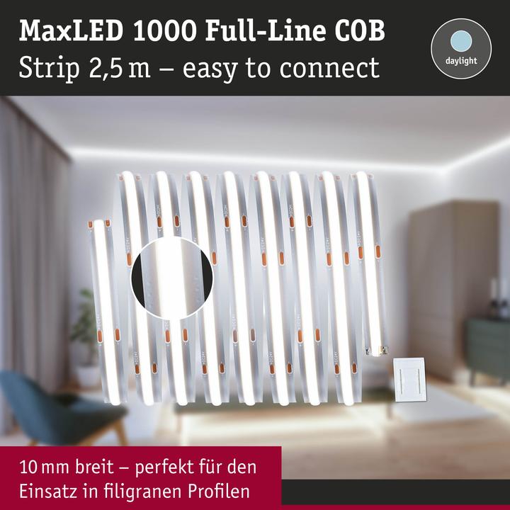 Produktbild Paulmann MaxLED 1000 Full-Line COB Stripe (Tageslicht, 250 cm, Indoor)