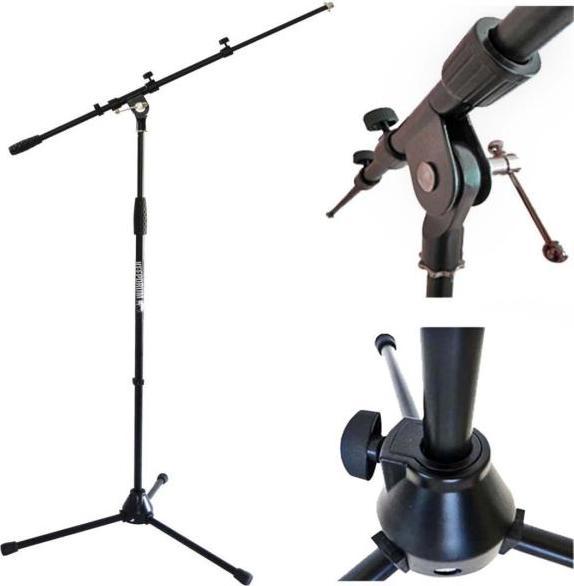 Actual product image keepdrum MS106 BK Microphone Stand with SA Thread Adapter