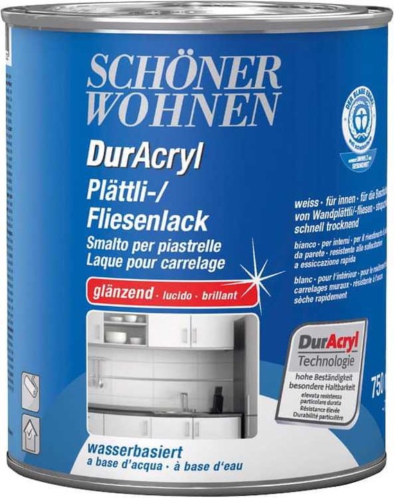 Produktbild Schöner Wohnen Fliesenlack (Weiss, 0.75 l)
