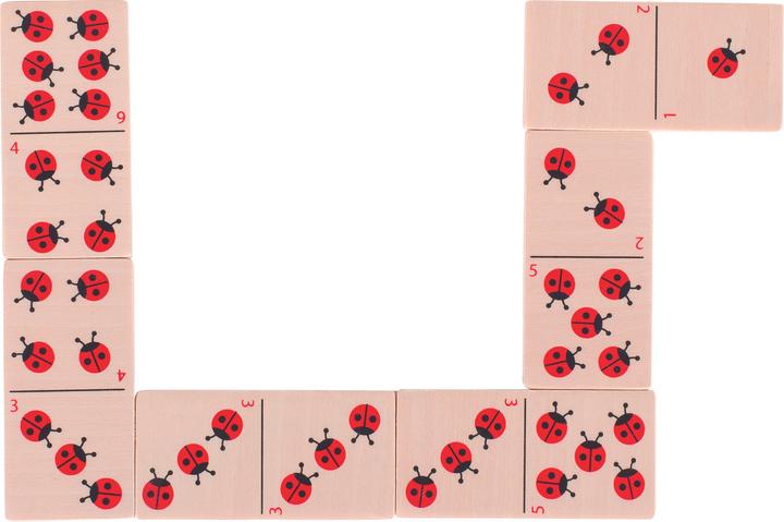 Produktbild Goki Dominospiel Marienkäfer (Deutsch)
