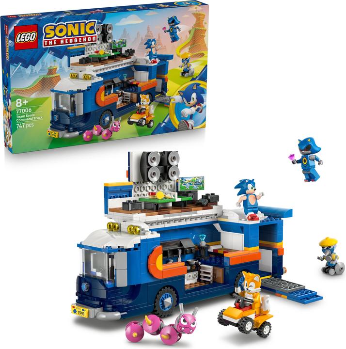 Produktbild LEGO Team Sonics Kommando-Truck (77006, LEGO Sonic)