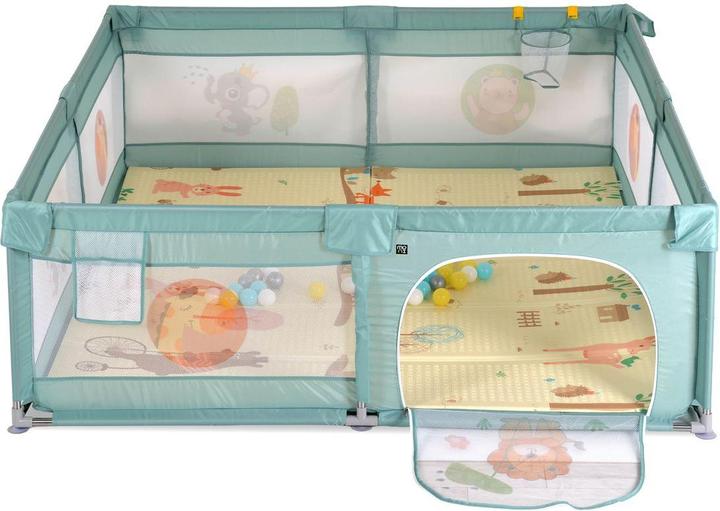 Actual product image Moni Laufstall GameZone 180 x 200 cm (200 x 180 x 64 cm)