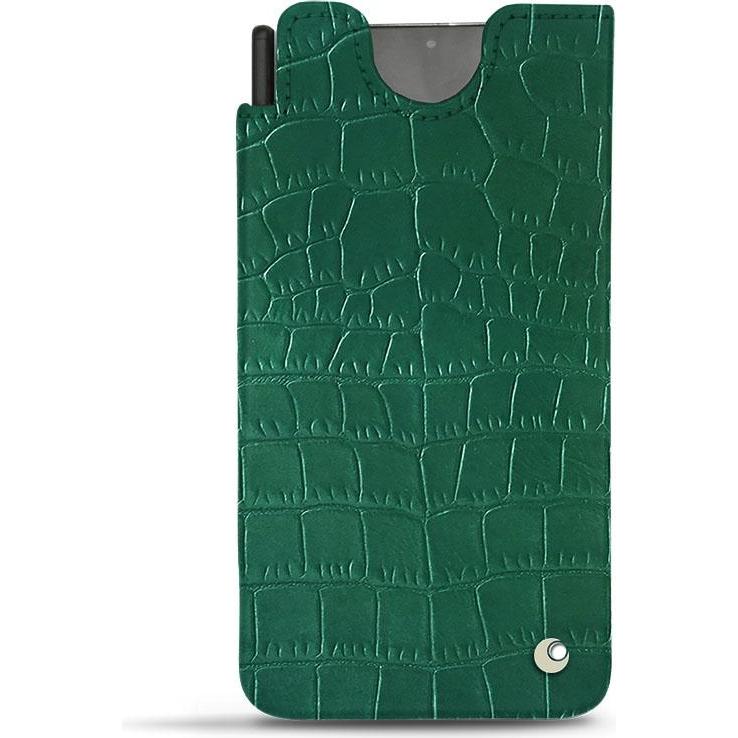 Noreve Lederschutzhülle (Samsung Galaxy S21 Ultra), Smartphone Hülle, Grün