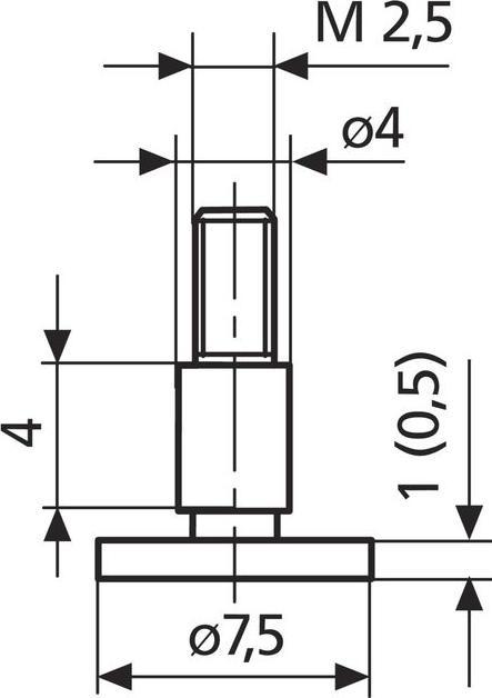Actual product image Mahr Plate measuring insert