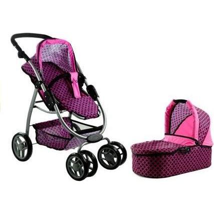 Lean Toys Alice-Puppenkinderwagen. Kinderwagen, Gondel 2in1