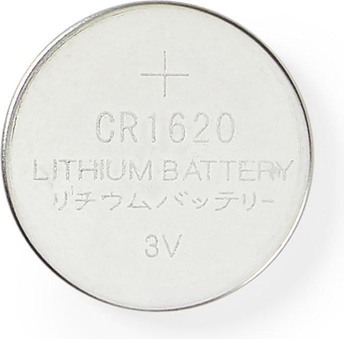 Produktbild Nedis Lithium-Knopfzelle CR1 620, 3 V, 5 Stück (5 Stk., CR1620)
