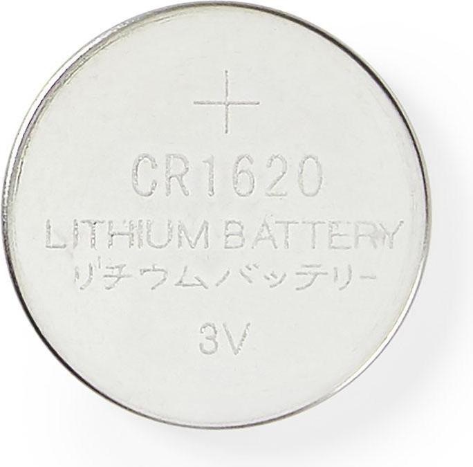 Actual product image Nedis Lithium button cell CR1 620, 3 V, 5 pieces (5 pcs., CR1620)
