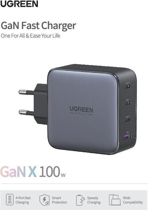 Produktbild Ugreen Nexode (100 W, 4 Ports)