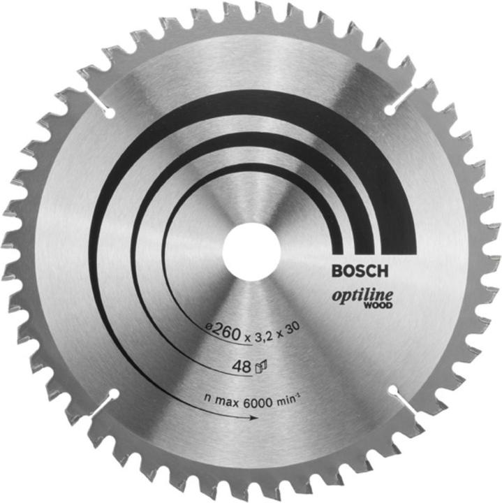Immagine prodotto Bosch Professional Zubehör Lama circolare per legno PRO, 260 x 3,2 x 30 mm