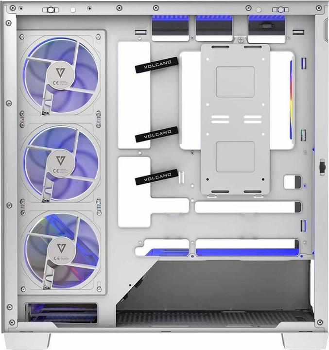 Produktbild Modecom Computergehäuse VOLCANO STELLAR ARGB MIDI 5F (ATX, mATX, Mini-ITX)