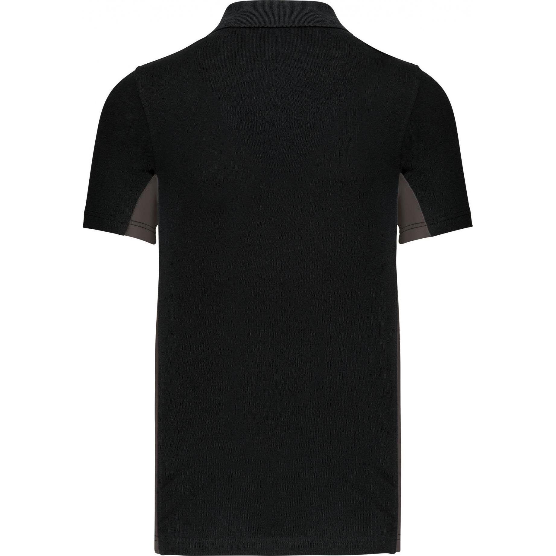 Thumbnail - Kariban, Herren, Shirt, Flag, Grau, Schwarz, (S)