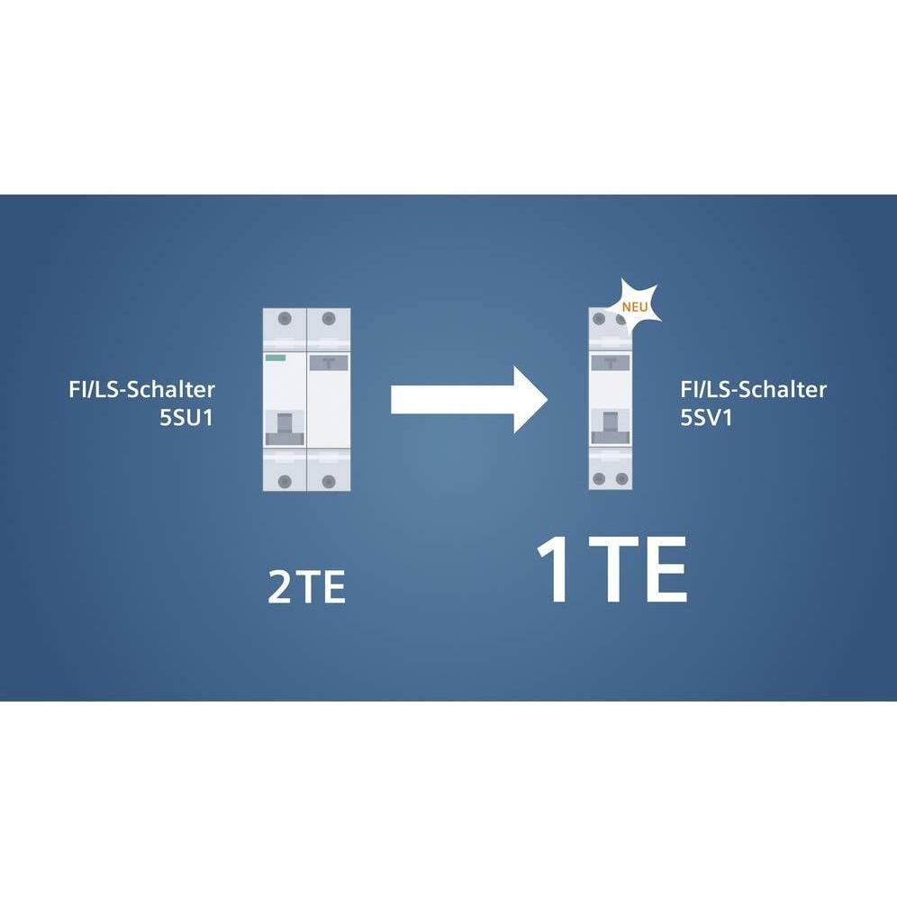 Thumbnail - Siemens, Schutzschalter, FI/LS kompakt 6kA Typ 30mA C2