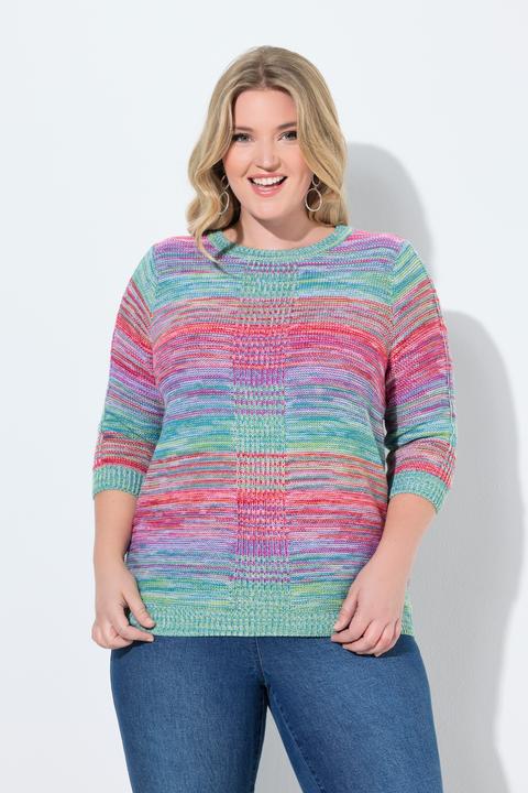 Produktbild Miamoda Pullover, bequeme Passform, Melange-Linksstrick (58)