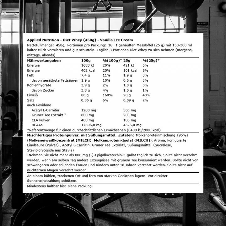Produktbild Applied Nutririon Diet Whey (450 g)