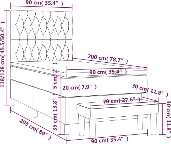 Immagine prodotto VidaXL Callen (90 x 200 cm)