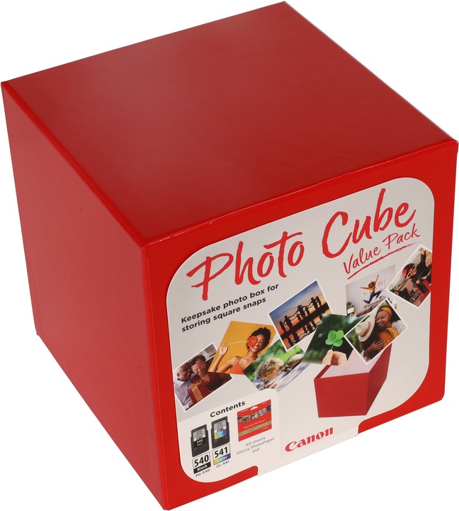 Immagine prodotto Canon PG-540 / CL-541 Photo Cube Value Pack PP-201 13x13 cm 40 fogli (M, C, FC, Y)