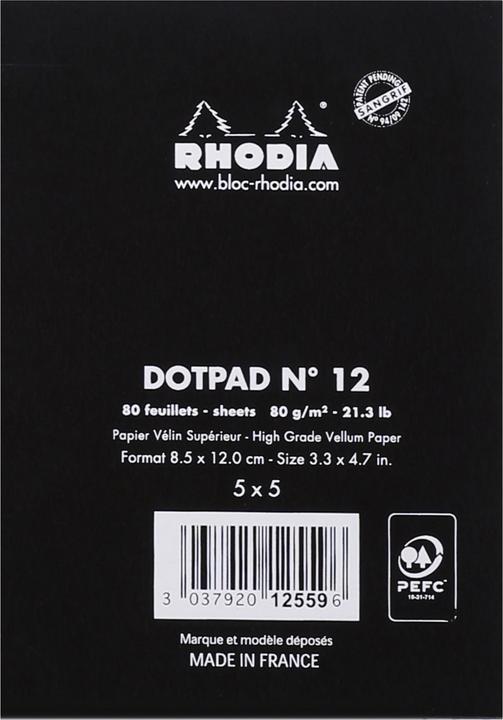 Immagine prodotto Rhodia Blocchi pinzati 80g Basi (A1, Quadretti)