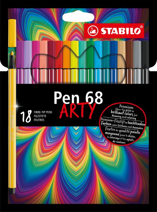 Produktbild STABILO Pen 68 Arty (Sortiert, 18 x)