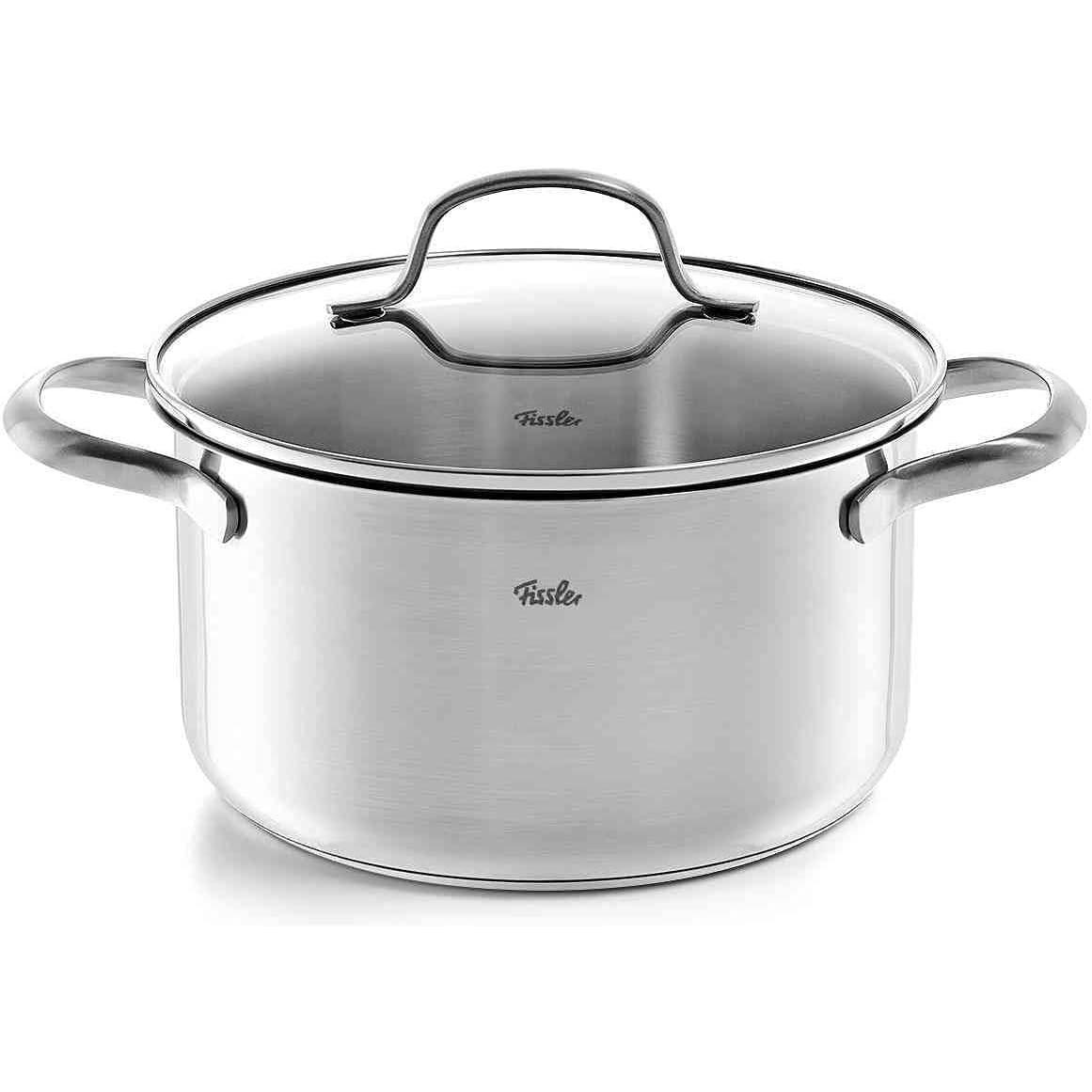 Fissler Argento Casseruola San Francisco 20Cm, Padella + Pentola,