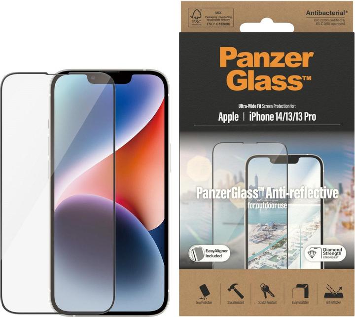 Produktbild PanzerGlass Ultra Wide Displayschutz (1 Stk., Apple iPhone 13, Apple iPhone 13 Pro, Apple iPhone 14)
