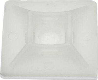 Actual product image CONNECT Kabelbinderhalter 19x19 mm, selbstklebend, natur (1 pcs.)