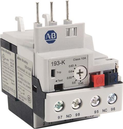 Image du produit Allen Bradley Bimetall-Überlastrelais 450... 630mA 690V Klasse 10A 1 Schliesser + 1 Öffner