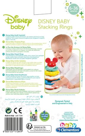 Actual product image Clementoni Mickey Mouse stacking rings
