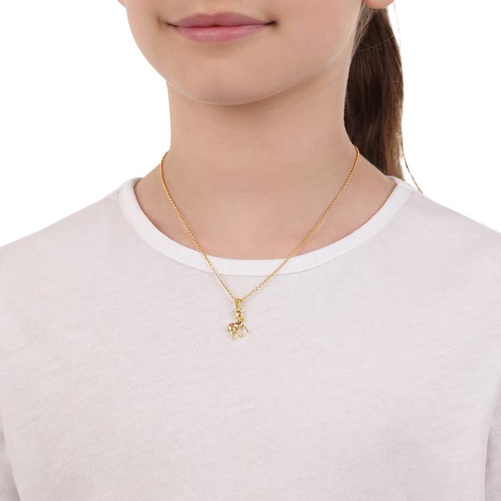 Image du produit Prinzessin Lillifee Collier pour fille, argent 925 sterling | faon (Argent 925, 3 cm)