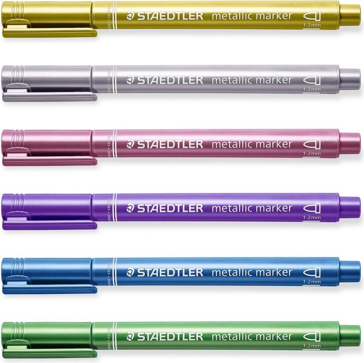Produktbild Staedtler Metallic Marker gold/silb. 2er (2x)