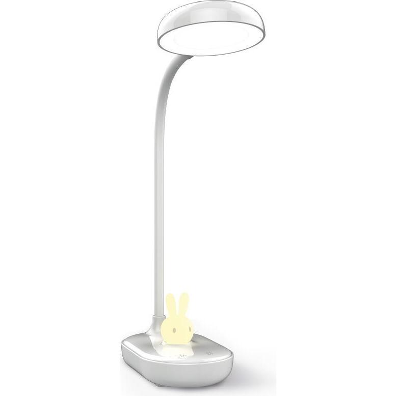 Forever Light, Tischlampe, LED-Schreibtischlampe 4,5W mit Hasenlicht PURE FLB-30 ASTRID weiss